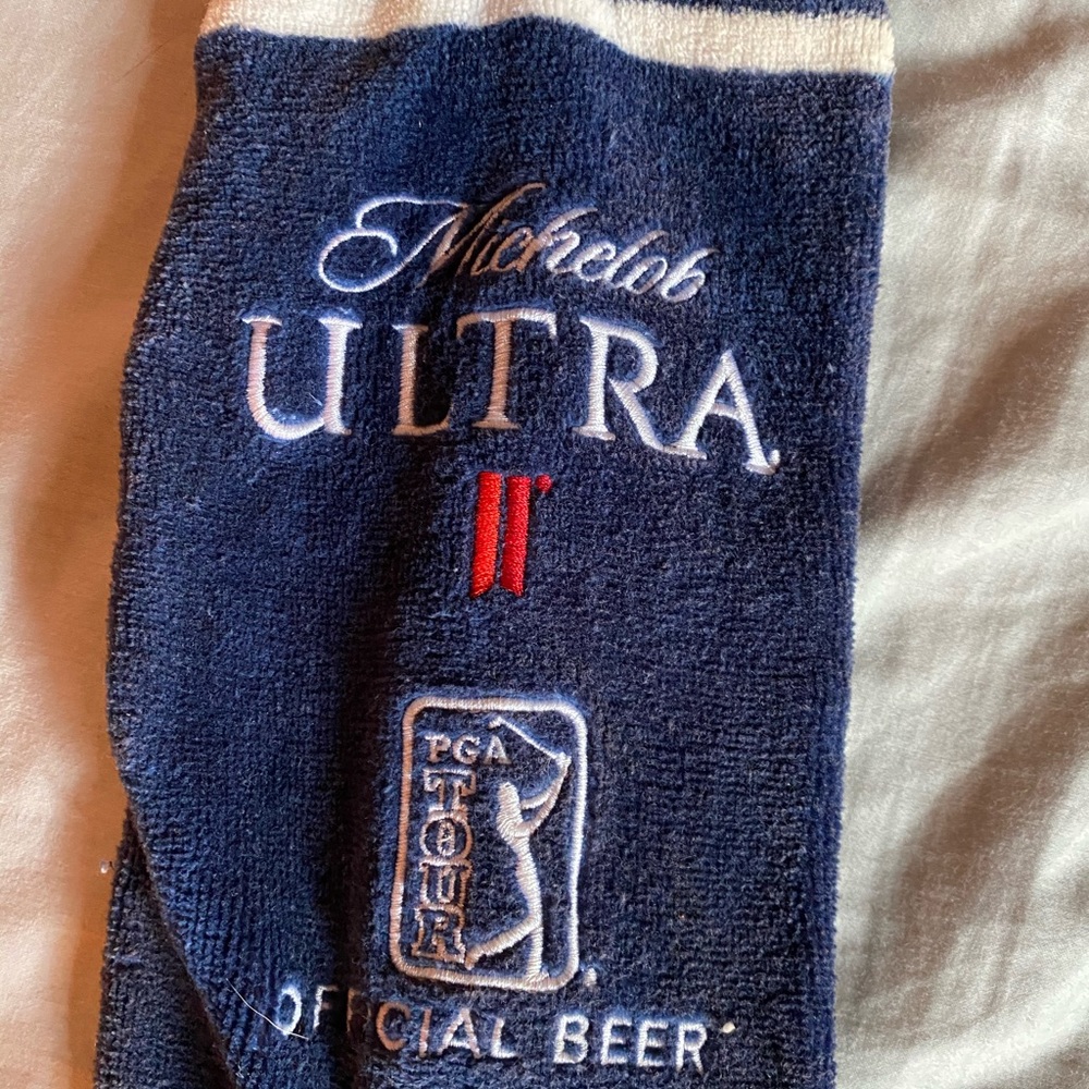 Michelob ultra golf towel